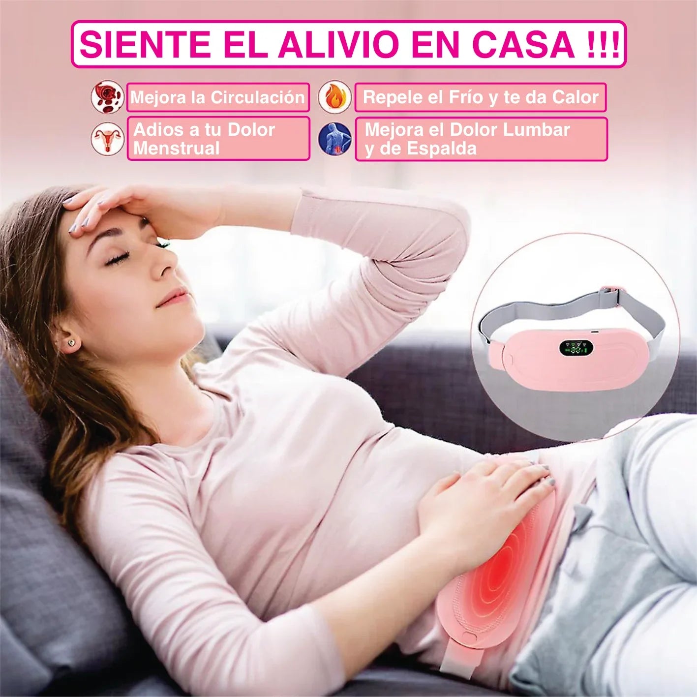 LunaTher Cinturón Termico Calma dolor Menstrual