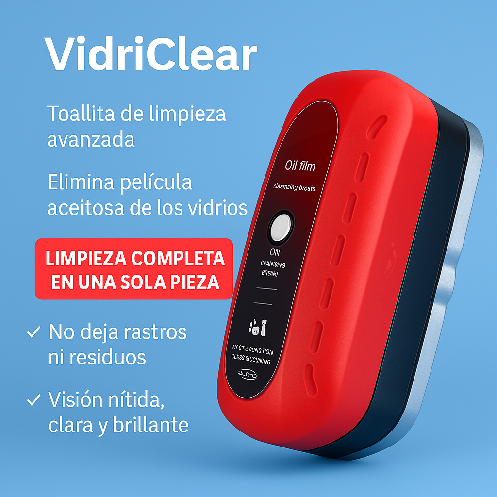 VidriClear™ Cepillo limpiador para vidrios de Carro