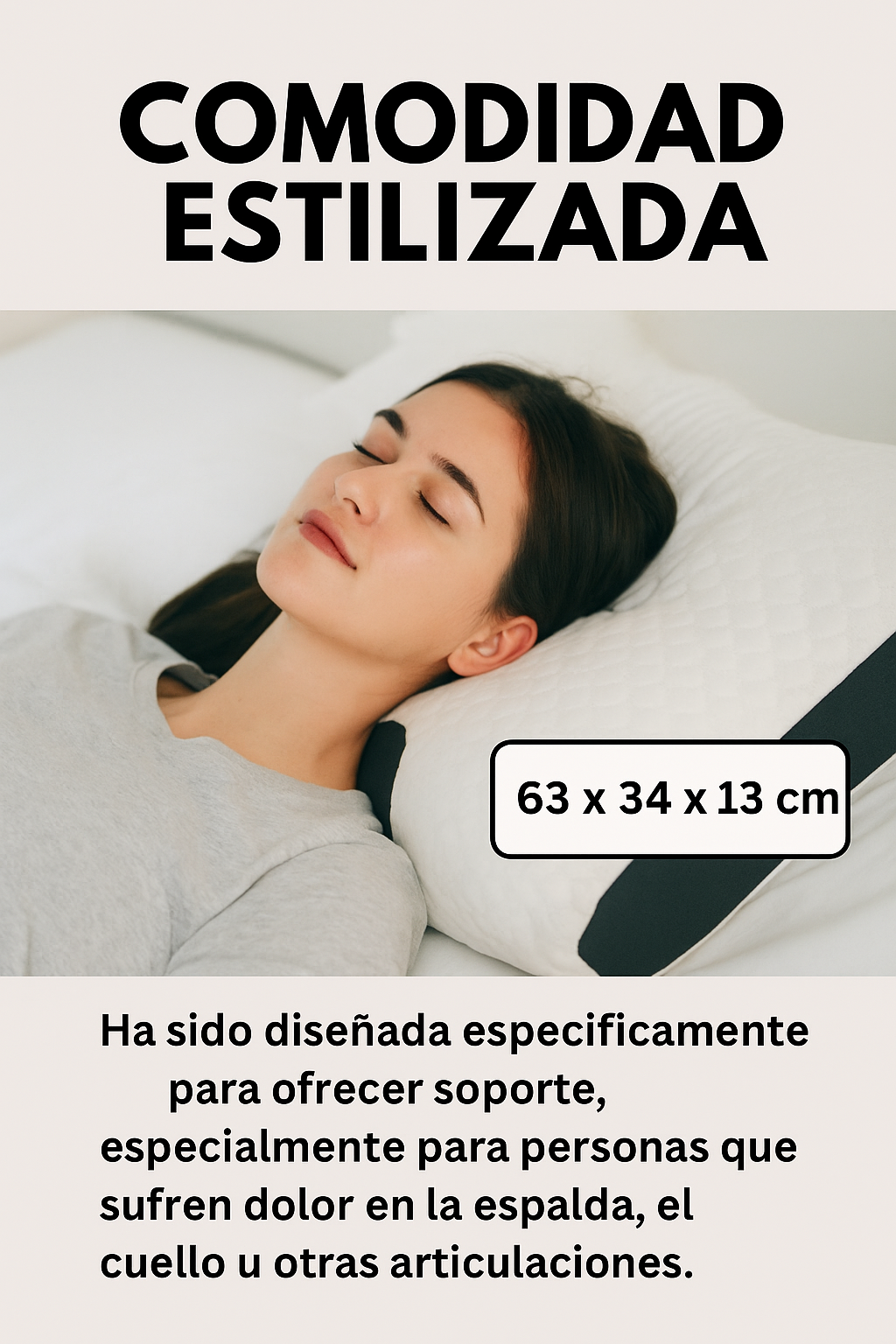 ComfortAlign™ Almohada Ergonómica Ortopédica PACK2