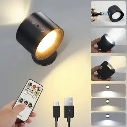 LuminaWall™ Lámpara Táctil de Pared Doble Cabezal