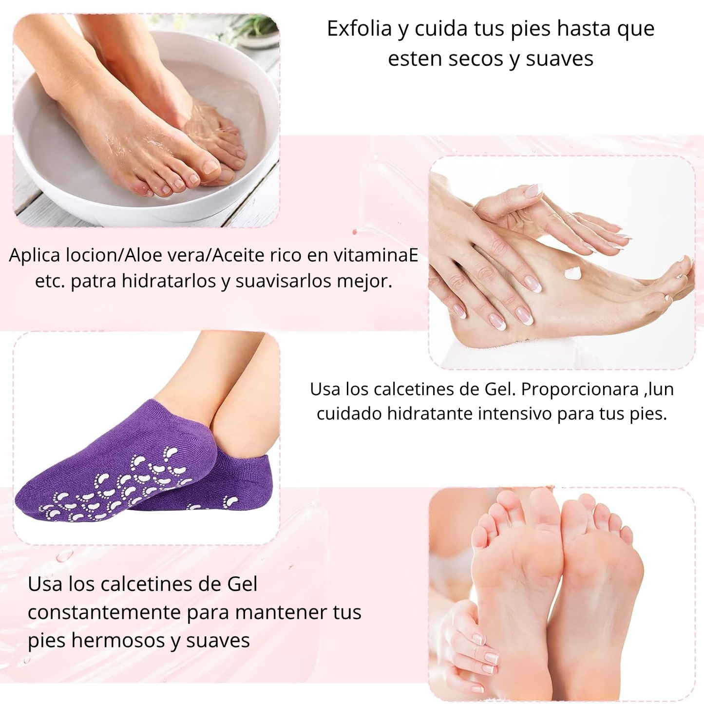 ComfortSkin™Calcetines de  Gel Hidratante