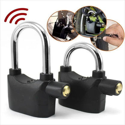 LockWave™ Candado con Alarma para moto y bicicleta
